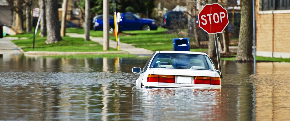 Flooded Car